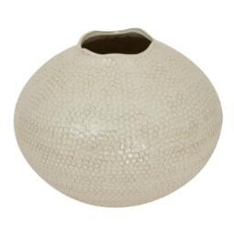 Rackhams Zaffera Caldron Vase - White/White - One Size, One Size - White/White - 100% Mixed - thumbnail 1