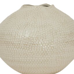 Rackhams Zaffera Caldron Vase - White/White - One Size, One Size - White/White - 100% Mixed - thumbnail 3