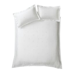 Rackhams Lottie Floral Embroidery 180 Thread Count Cotton Duvet Cover Set - Double - thumbnail 5