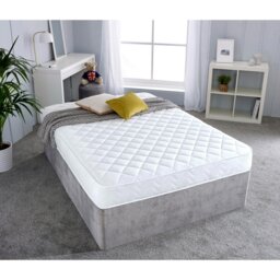 "Rackhams Darcy Diamond Micro Quilted Spring Mattress - 7"" Deep - White - 1 - 5ft King Mattress Size Mattress (150cm x 200cm)" - thumbnail 4