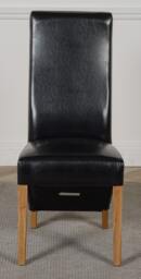 Rackhams Lola Leather Dining Chair - Red - 1 - thumbnail 2