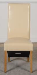Rackhams Lola Leather Dining Chair - Red - 1 - thumbnail 6