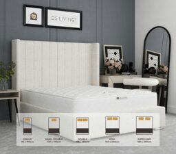 Rackhams Bliss Gel Enhanced 13.5 Bonnell Spring Mattress - 5ft - King - Glacier by DS Living - thumbnail 6