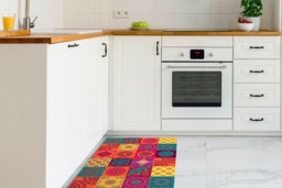 Rackhams WFM6109 - Colourful Mandala Tiles Rug Mat 120cm x 60 cm - thumbnail 4