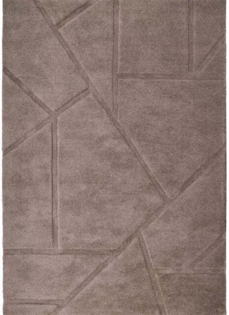 Rackhams Scandinavian Deep Pile Rug – Brown - 160X230 cm - image 1