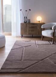 Rackhams Scandinavian Deep Pile Rug – Brown - 160X230 cm - thumbnail 5