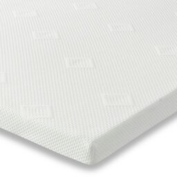 "Rackhams Westwood Fabric Mattress Topper - 3"" Deep, Plush Comfort, Breathable Design - White - 1 - 2ft6 Small Single Mattress (75cm x 190cm)" - thumbnail 3