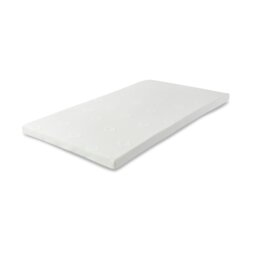 "Rackhams Westwood Fabric Mattress Topper - 3"" Deep, Plush Comfort, Breathable Design - White - 1 - 2ft6 Small Single Mattress (75cm x 190cm)" - thumbnail 2