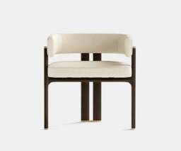 Rackhams Aster Karl Dining Chair: Elegant with Low Rounded Backrest - thumbnail 2
