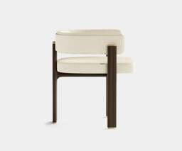 Rackhams Aster Karl Dining Chair: Elegant with Low Rounded Backrest - thumbnail 3