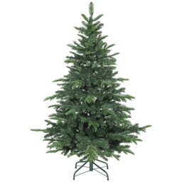 Rackhams 5ft Christmas Tree, Hinged Xmas Tree with Realistic Branches - 122L x 122W x 180H cm - thumbnail 2