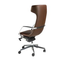 Rackhams Swivel Office Chair 4215/4216 - Brown - Steel - thumbnail 6
