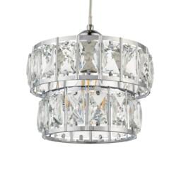 Rackhams Darla Clear Ceiling Pendant Shade - thumbnail 4
