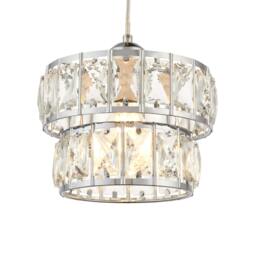 Rackhams Darla Clear Ceiling Pendant Shade - thumbnail 3