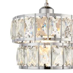 Rackhams Darla Clear Ceiling Pendant Shade - thumbnail 5