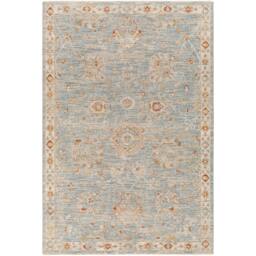 Rackhams Avant Garde-Vintage Beige Blue Brown Traditional Boho Fringe Rug - 200 x 290 cm - thumbnail 2