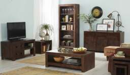 Rackhams Mary Mango Wood Sideboard 3 Drawers 1 Door - Wood - 1 - thumbnail 4