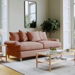 Rackhams Brentwood Large Sofa - Coral - thumbnail 1