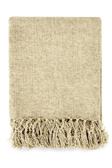 "Rackhams Darcy Tassel Natural Throw - 50x60""" - image 1