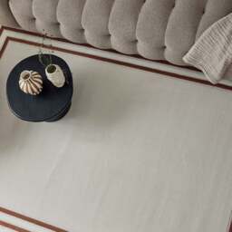 Rackhams Carmel Cream-Terra Bordered Rug - 6060 - 160X230 cm - thumbnail 6