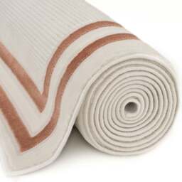 Rackhams Carmel Cream-Terra Bordered Rug - 6060 - 160X230 cm - thumbnail 5