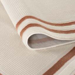 Rackhams Carmel Cream-Terra Bordered Rug - 6060 - 160X230 cm - thumbnail 3