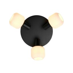 Rackhams Milford Mini 3-Rondel - Ceiling light - Black - 1 - thumbnail 2