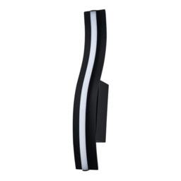 Rackhams LED Stick Style Modern Feature Wall Light Fitting in Matte Sand Black - thumbnail 2