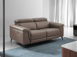 Rackhams Relax sofa in mink leather 6105/6106 - 170 x 103 x 99 - 2 - thumbnail 2