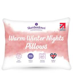 Rackhams Warm Winter Nights Pillow - 4 Pack - thumbnail 2