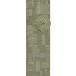 Rackhams Wilhelmine Wool Green Rug - 80X150 cm - thumbnail 5