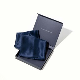 Rackhams Silk Pillowcase - Midnight Blue - thumbnail 5
