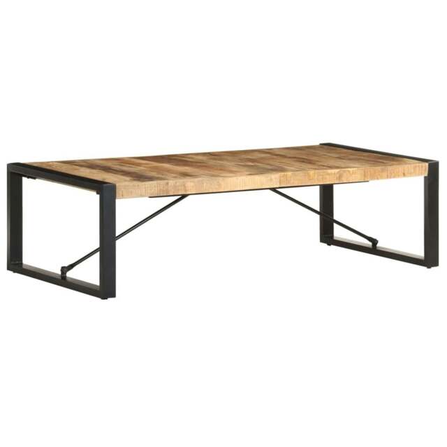 Rackhams Coffee Table 140x70x40 cm Rough Mango Wood