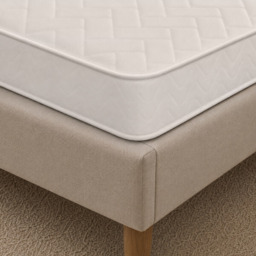 Rackhams Quilted Brick Hybrid Mattress - 18cm Deep, Soft Firmness - White - 1 - European Small Single Mattress (80cm x 200cm) - thumbnail 2