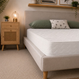 Rackhams Quilted Brick Hybrid Mattress - 18cm Deep, Soft Firmness - White - 1 - European Small Single Mattress (80cm x 200cm) - thumbnail 3