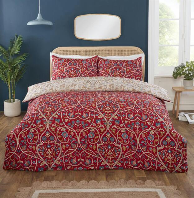 Rackhams Harrow Red Duvet Cover Set - Double - image 1