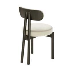 Rackhams Dolmen Kendra Dining Chair: Oak and Light Minimalistic Style - thumbnail 3