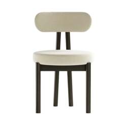 Rackhams Dolmen Kendra Dining Chair: Oak and Light Minimalistic Style - thumbnail 4