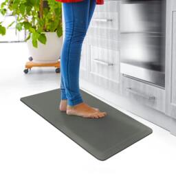 Rackhams Anti-Fatigue Standing Mat –  2cm Thick Ergonomic Non-Slip Floor Comfort Mat – Grey – Multiple Sizes - 50 x 80cm - thumbnail 2