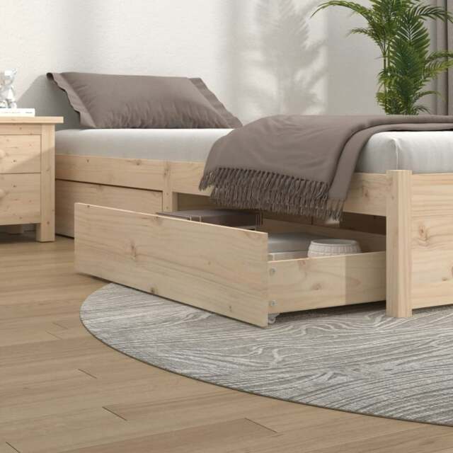 Rackhams Bed Drawers 4 pcs Solid Wood Pine