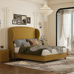 Rackhams Amara Wingback Double Bed, King Size - King Size