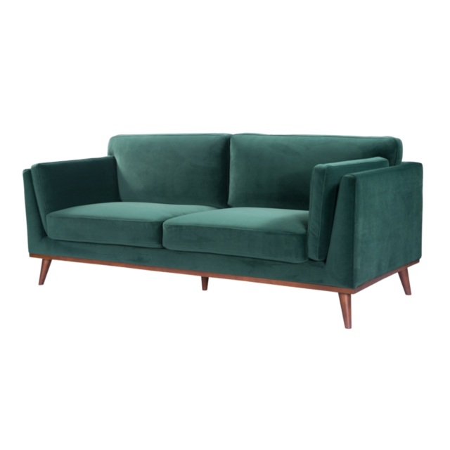 Rackhams Mickey 3 Seat Sofa - Emerald Green - Emerald Green - image 1