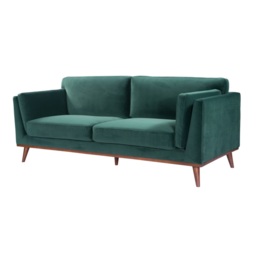 Rackhams Mickey 3 Seat Sofa - Emerald Green - Emerald Green