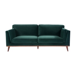 Rackhams Mickey 3 Seat Sofa - Emerald Green - Emerald Green - thumbnail 2