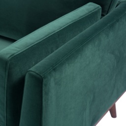 Rackhams Mickey 3 Seat Sofa - Emerald Green - Emerald Green - thumbnail 5