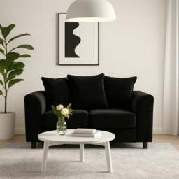 Rackhams Brooklyn Full Foam Plush Velvet 2 seater - Gold - thumbnail 5