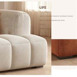 Rackhams Arabella Module Sofa, Two Seater Sofa, Three Seater Sofa, Four Seater, Corduroy Fabric - Others ( Contact Us ) - Two Seater 220cm - No Ottoman - thumbnail 3