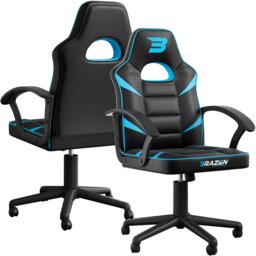 Rackhams Valor Mid Back PC Gaming Chair - Red - thumbnail 3
