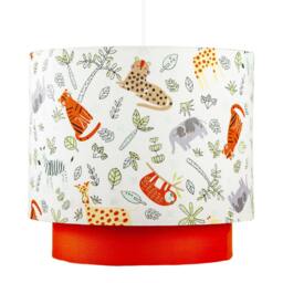 Rackhams Safari Animals Childrens Pendant Light Shade with Double Tier Design - thumbnail 5