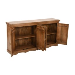 Rackhams Viva Mango Wood Extra Large Sideboard with 4 Doors - Lacquered - Wood - 1 - thumbnail 4